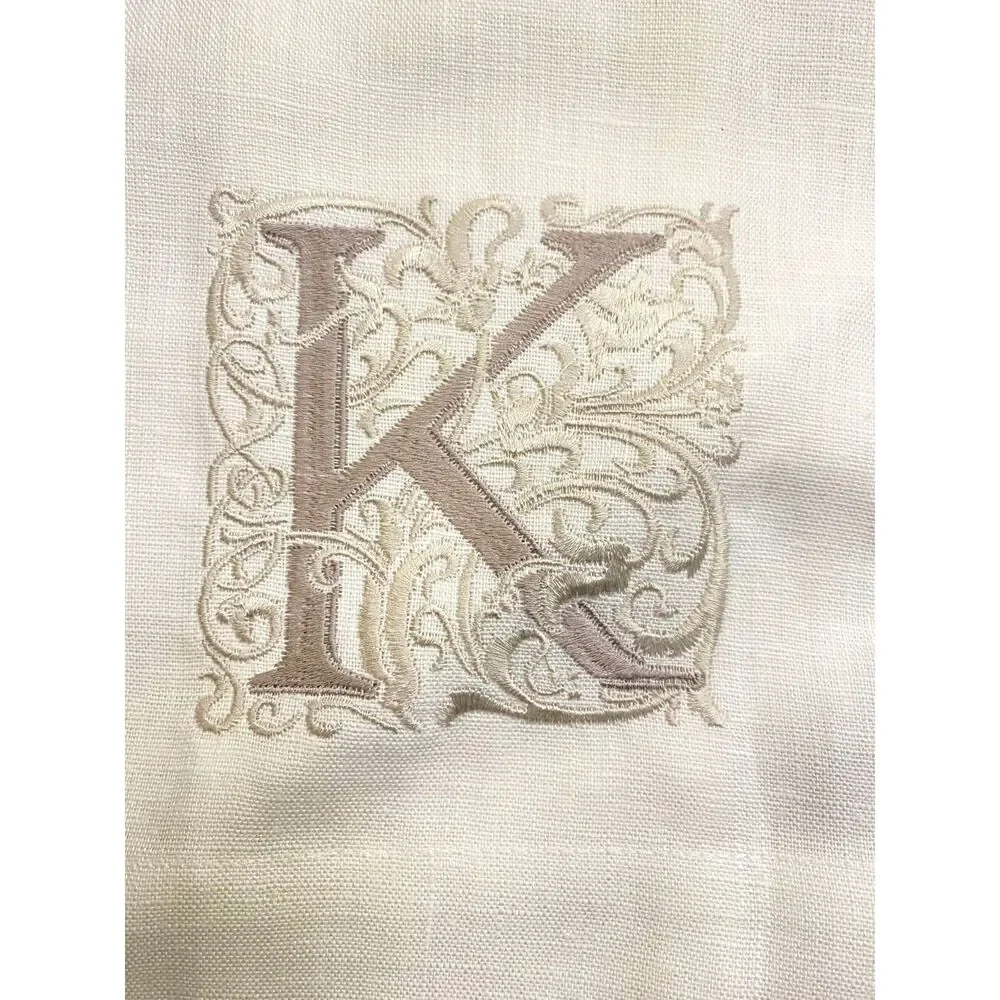 $29 Arte Italica White Monogrammed 